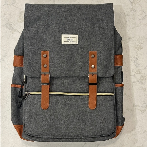 RONYES Trademark Laptop Travel Backpack Grey main image 14